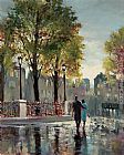 Brent Heighton Famous Paintings - Boulevard Walk